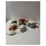Ten Birds And Two Fish Ornaments