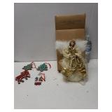Christmas Ornaments With Angel Tree Topper