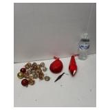 Christmas Ornaments,  Two Big Ones