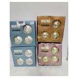 Four Boxes Of Martha Stewart Ornaments,  Two