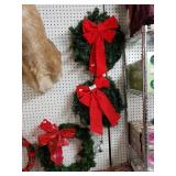 Three Christmas Wreaths