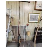 (4) Fishing Poles Of Assorted Brands