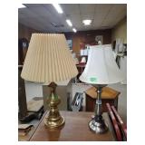 (2) Lamps Of Differing Style And Size (Both Work)