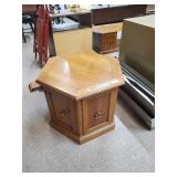 Hexagonal Table With Cabinet