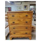 Wooden Dresser with Four Drawers