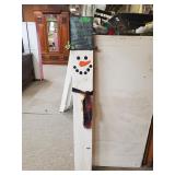 Decorative Snowman Plank