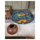 Fish Plate And Vase