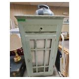 Vintage Cabinet With Drawer, And A Radio