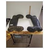(2) Pairs Of Size 10 Rubber Boots