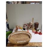 Easter Basket And Easter Themed Trinkets