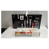 Stainless Barbecue Set And Grater