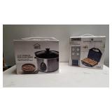 2.5qt Stainless Steel Slow Cooker And Sapphire