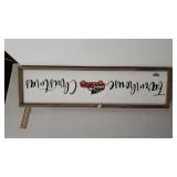 Farmhouse Christmas Decor Sign