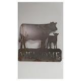 Metal Welcome Sign