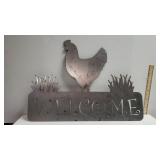 Metal Welcome Sign