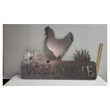 Metal Welcome Sign