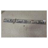 Live Well Laugh Often Love Much Metal Sign