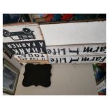 Farm Life Signs (2), Farmer Garden Flag