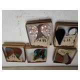 Wild Goose Leather Earrings