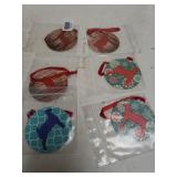 Homemade Farm Animal inspired Tree Ornaments