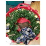 Christmas Wreath With Case