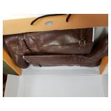 Womens Size 9 Brown Leather Boots