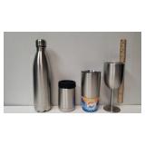 4 Different Stainless Steel Cups