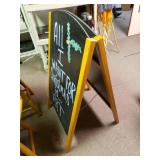 Write On Sidewalk Sign