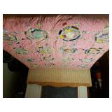 King Size Headboard, Mattress & Quilt