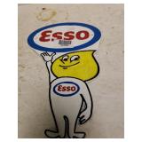 Vintage Cast Iron Esso Sign