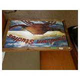 Wooden Sundown Studios Crab Sign