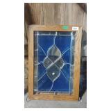 Two Stained Glass Hanging Decor