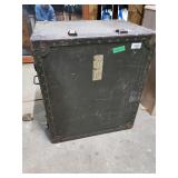 Vintage Military Portable Desk In Trunk Case
