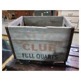 Cotton Club Wooden Milk Quart Crate