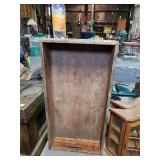 Large Wooden Serving Tray Or Chest Drawer