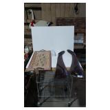 Abstract Wood Carvings And A Tray