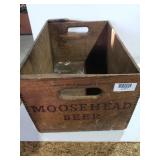 Moosehead Beer Wooden Crate