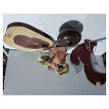 Wooden Base,  Wooden Fox Decor,  Angel Ornament,