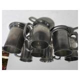 Some Pewter Beer Steins