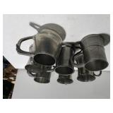 Some Pewter Beer Steins