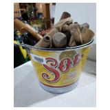 Sol Beer Bucket, & Assorted Beer Taps