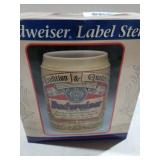 Budweiser Label Stein