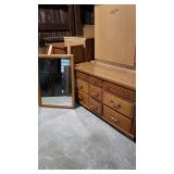 Bassett Furniture Dresser With Attachable Mirror
