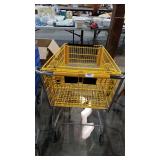 Yellow Metro Shopping Cart