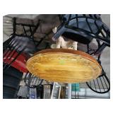 Round Kitchen Table With 4 Black Chairs