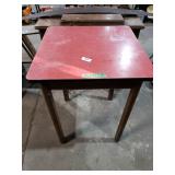 Red High Table