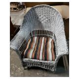 Wicker White Chair