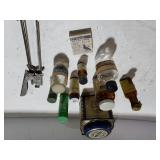 Assorted Vintage Containers & Can Opener