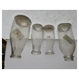 Assorted Vintage Milk Glass Bottles