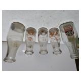 Assorted Vintage Milk Bottles